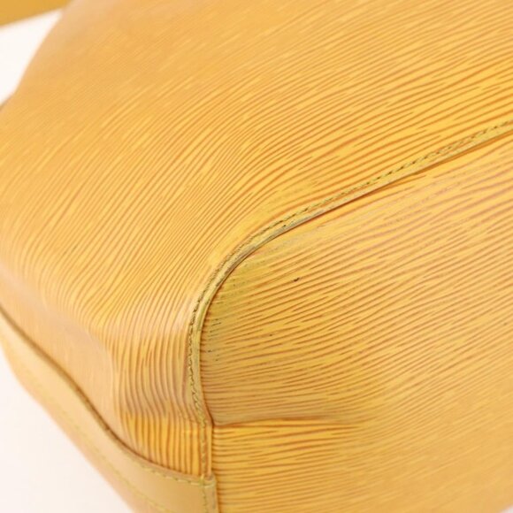 Authentic LOUIS VUITTON Epi Petit Noe Shoulder Bag Yellow M44109 LV - Picture 5 of 16